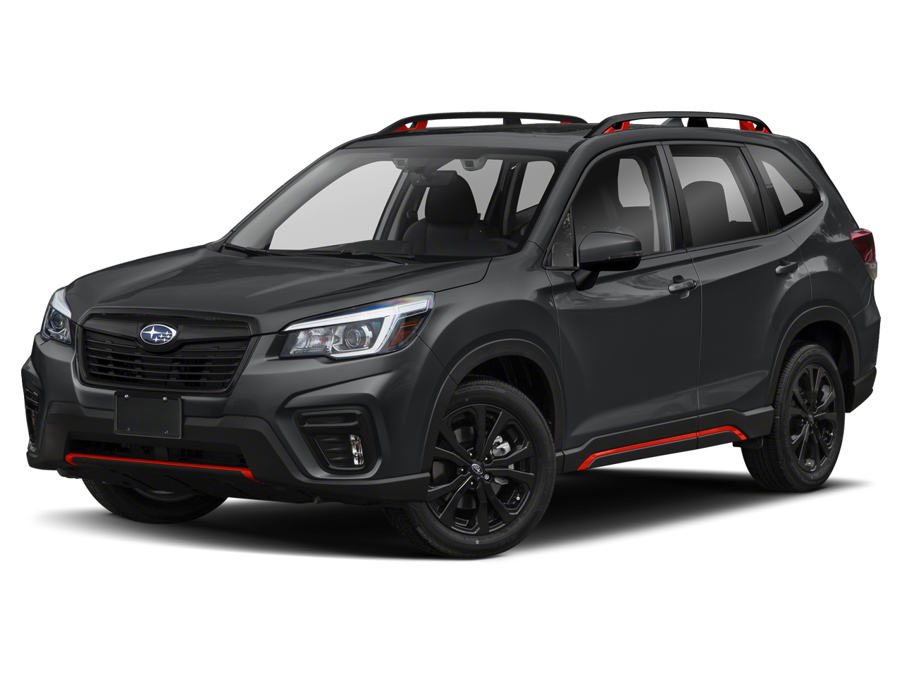 2020 Subaru Forester Sport in Magnetite Gray Metallic — front three-quarter view