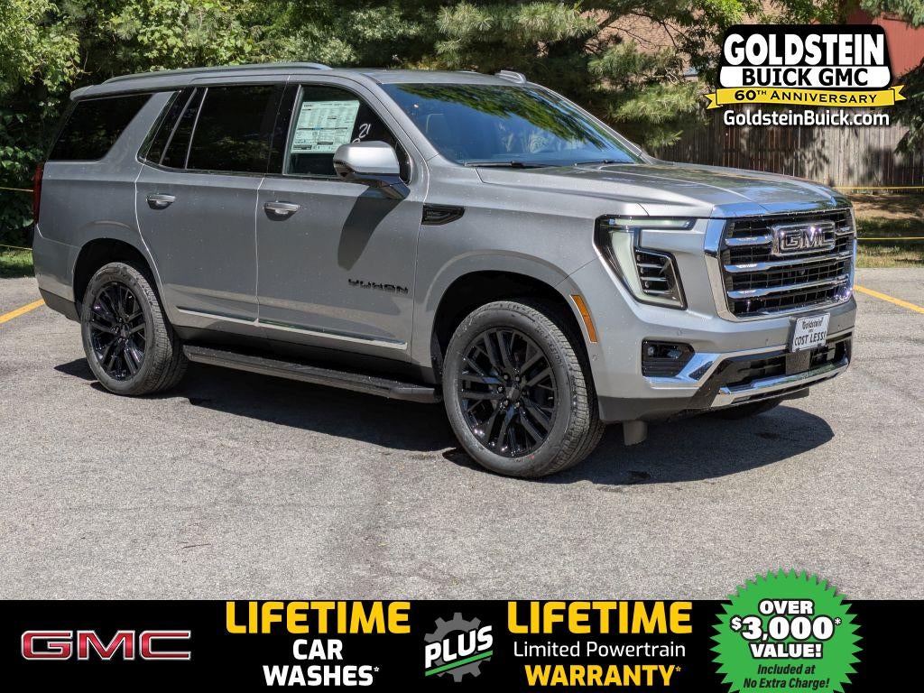 2026 GMC Yukon Elevation in Sterling Metallic — front three-quarter view
