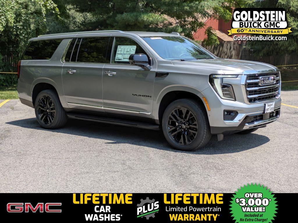2026 GMC Yukon XL Elevation in Sterling Metallic — front three-quarter view