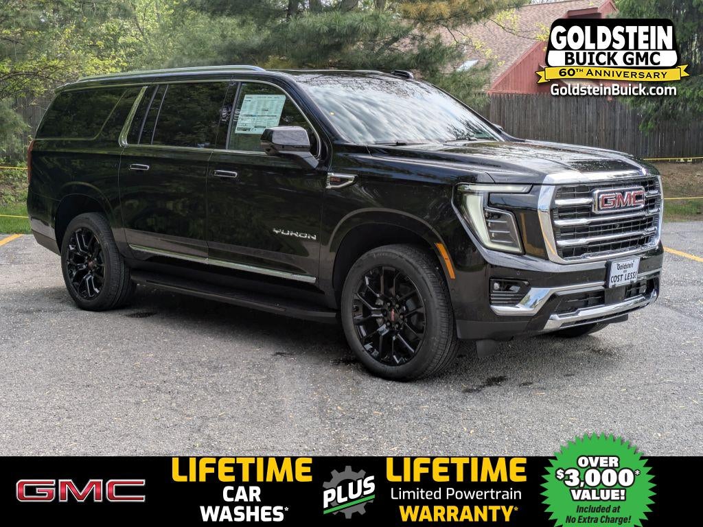 2026 GMC Yukon XL Elevation in Onyx Black — front three-quarter view