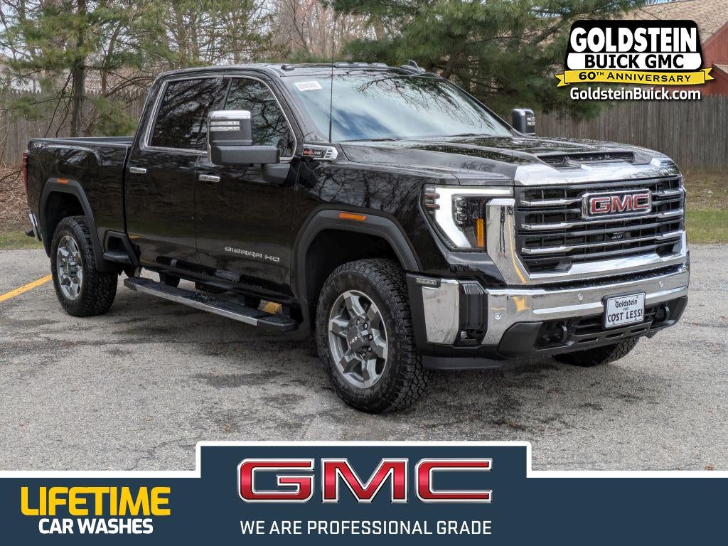 2026 GMC Sierra 2500 HD SLT in Onyx Black — front three-quarter view