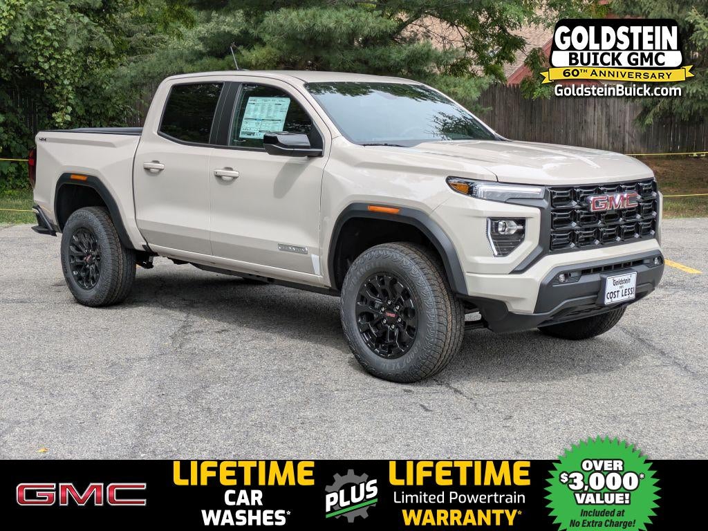 2026 GMC Canyon Elevation in Coastal Dune — front three-quarter view