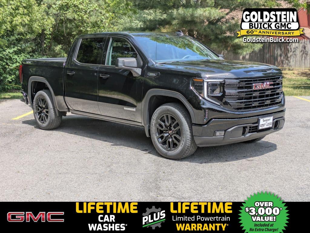 2026 GMC Sierra 1500 Elevation in Onyx Black — front three-quarter view