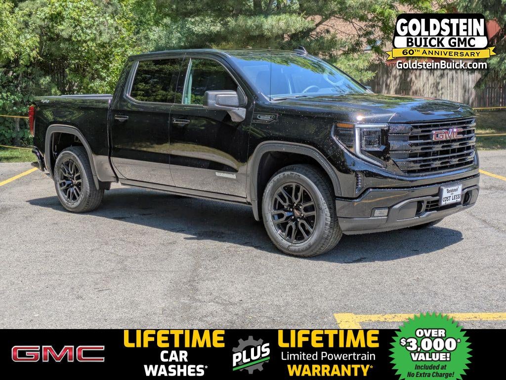 2026 GMC Sierra 1500 Elevation in Onyx Black — front three-quarter view