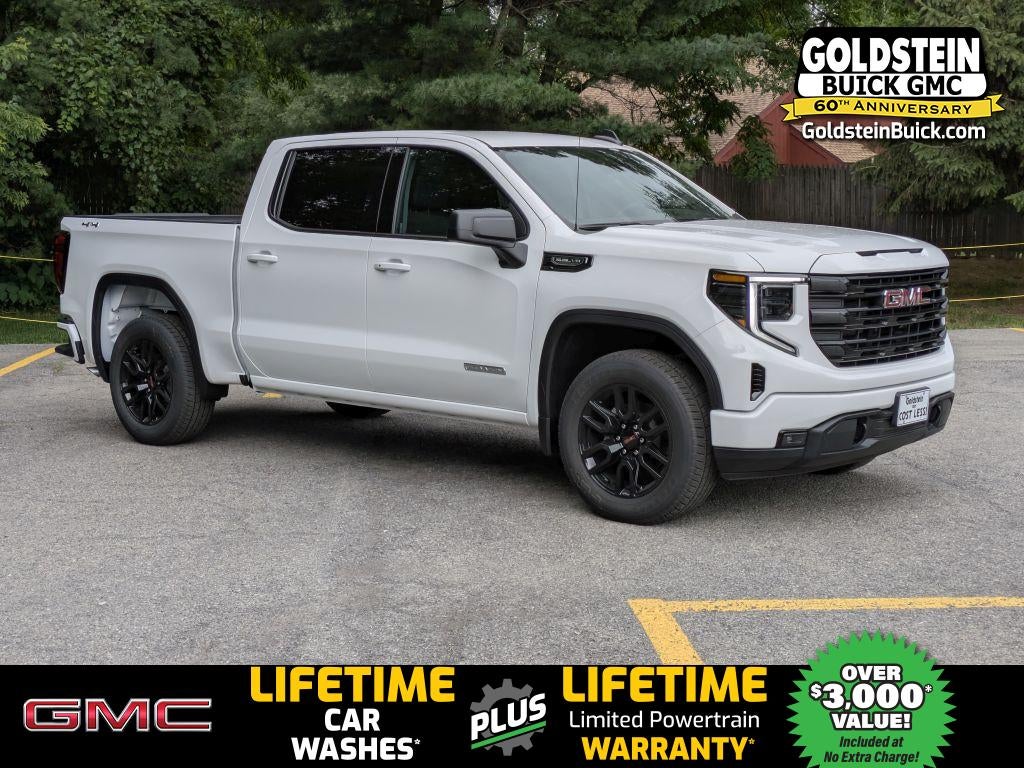 2026 GMC Sierra 1500 Elevation in Summit White — front three-quarter view