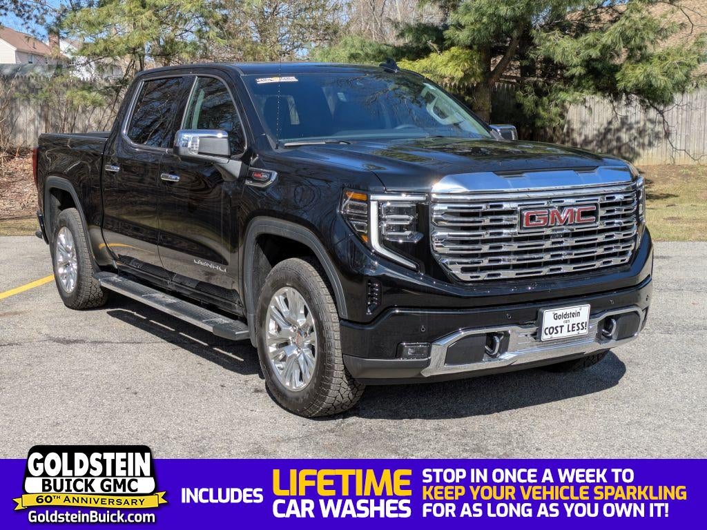 2026 GMC Sierra 1500 Denali in Onyx Black — front three-quarter view