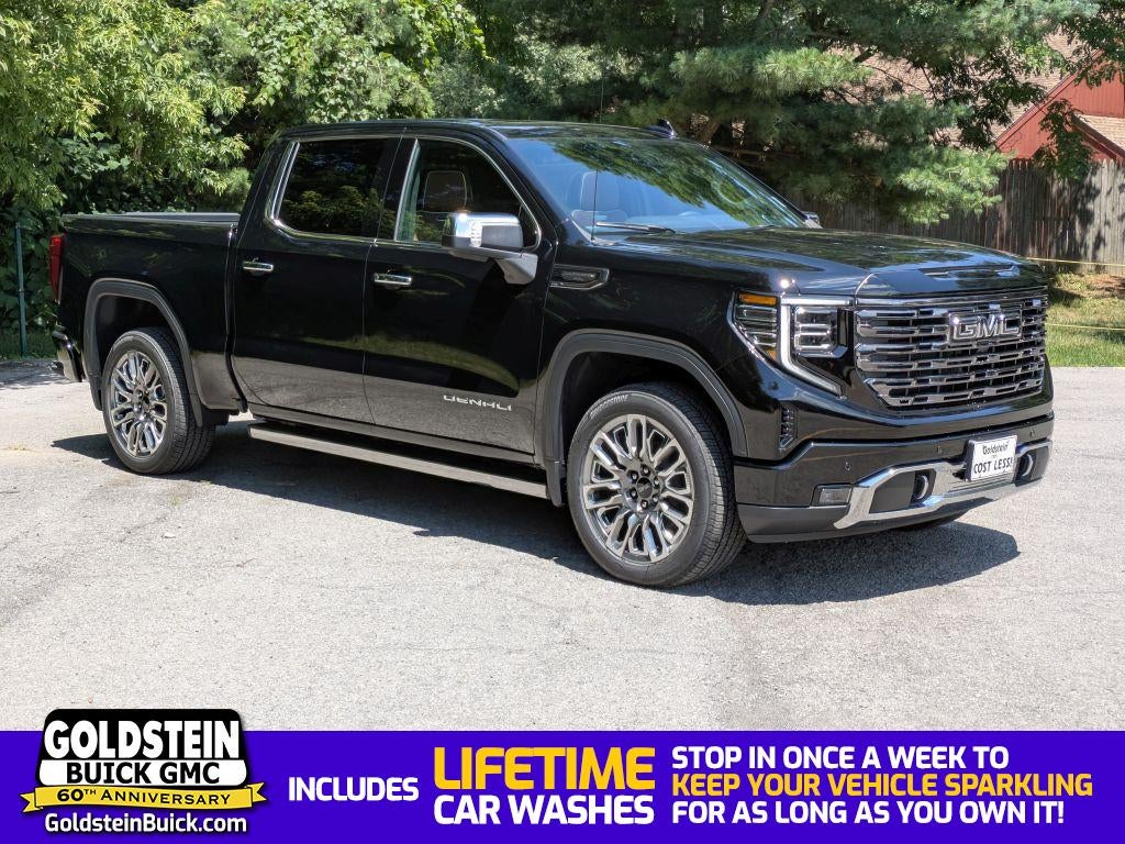 2026 GMC Sierra 1500 Denali Ultimate in Onyx Black — front three-quarter view