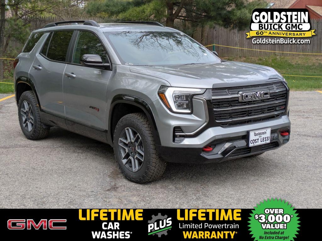 2026 GMC Terrain AT4 in Sterling Metallic — front three-quarter view