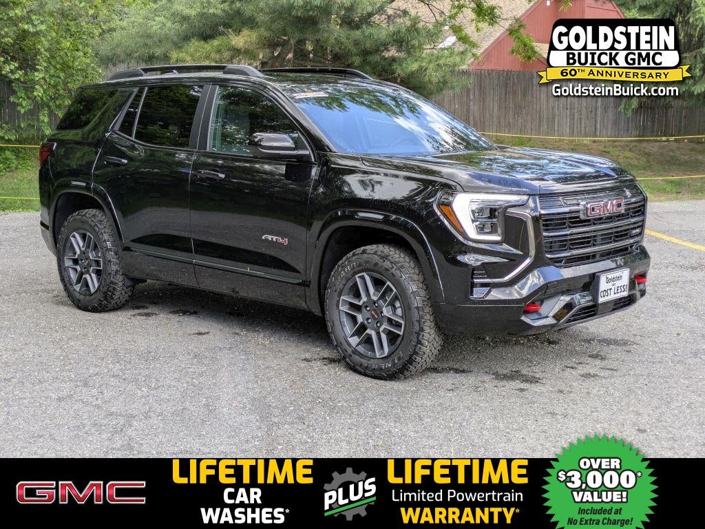 2026 GMC Terrain AT4 in Ebony Twilight Metallic — front three-quarter view