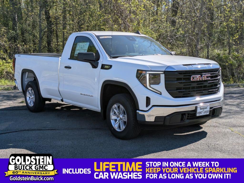 2026 GMC Sierra 1500 Pro in Summit White — front three-quarter view