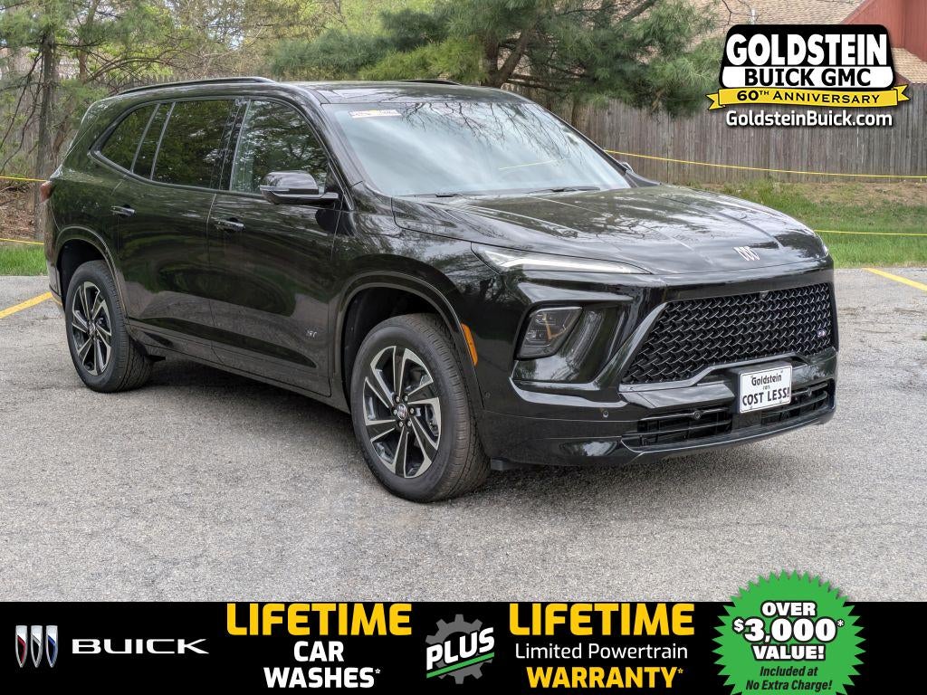 2026 Buick Enclave Sport Touring in Ebony Twilight Metallic — front three-quarter view