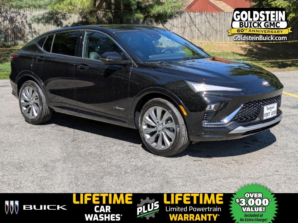 2026 Buick Envista Avenir in Ebony Twilight Metallic — front three-quarter view