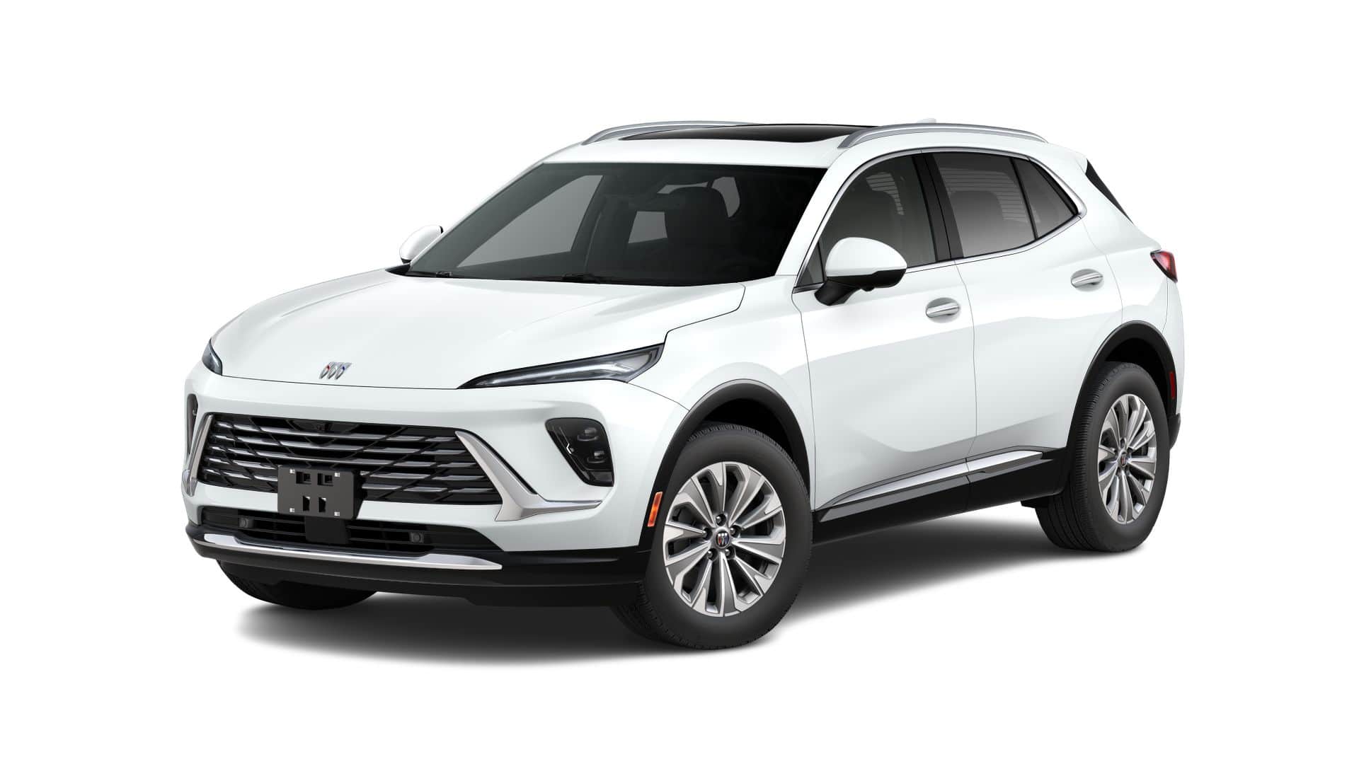 2026 Buick Envision Preferred in Summit White — front three-quarter view