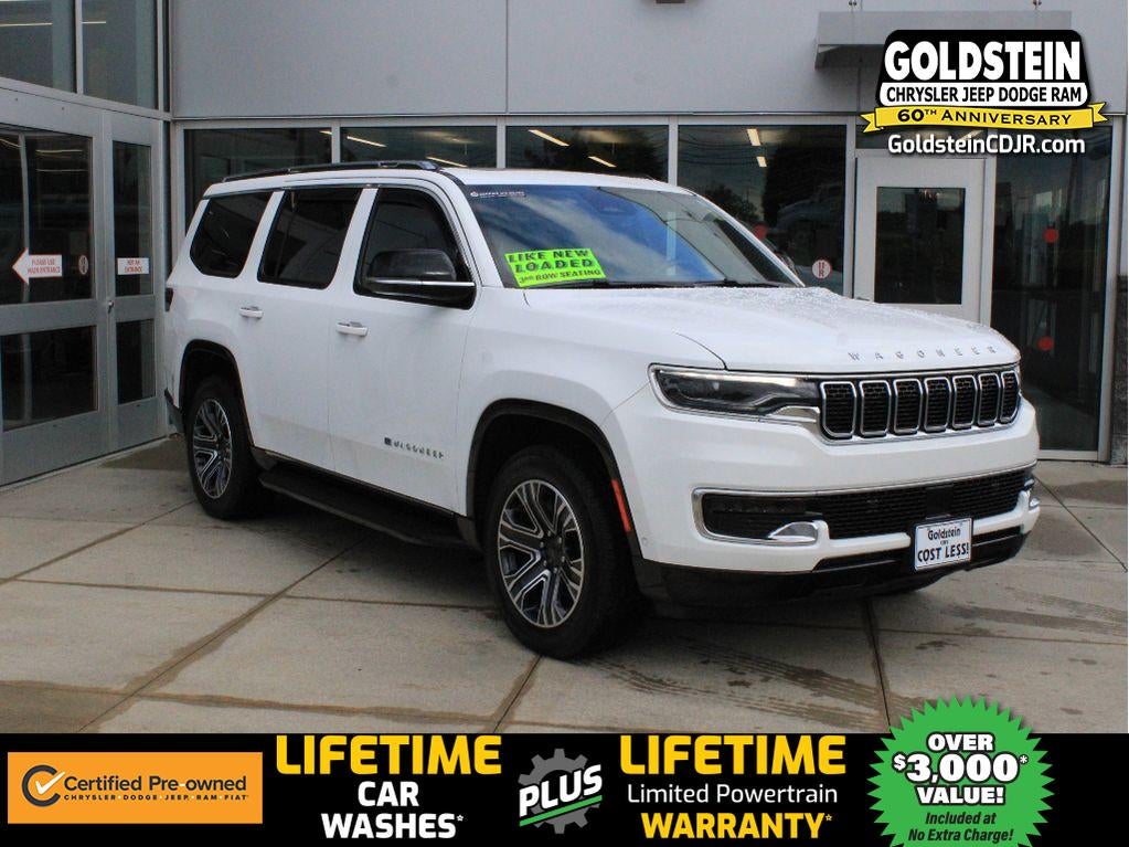 2023 Jeep Wagoneer Series I in Bright White Clearcoat — front three-quarter view