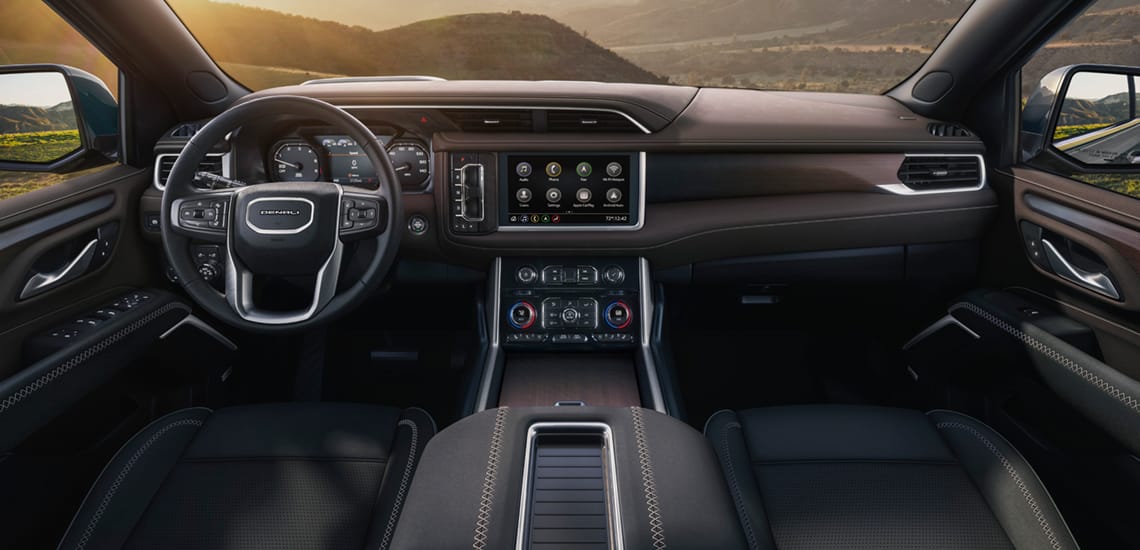 2021 GMC Yukon interior dashboard available at Goldstein Buick GMC